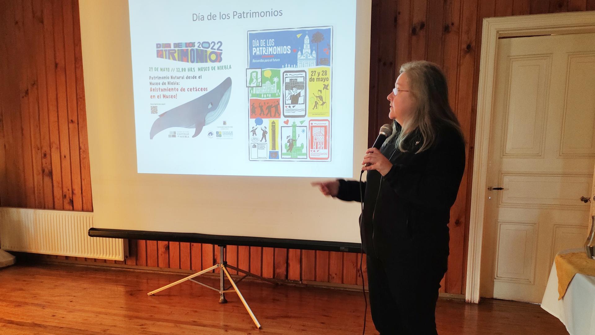 Gabriela Alt, encargada de Educación del Museo de Sitio Castillo de Niebla expone en torno al rol del museo como activador de destinos turísticos.