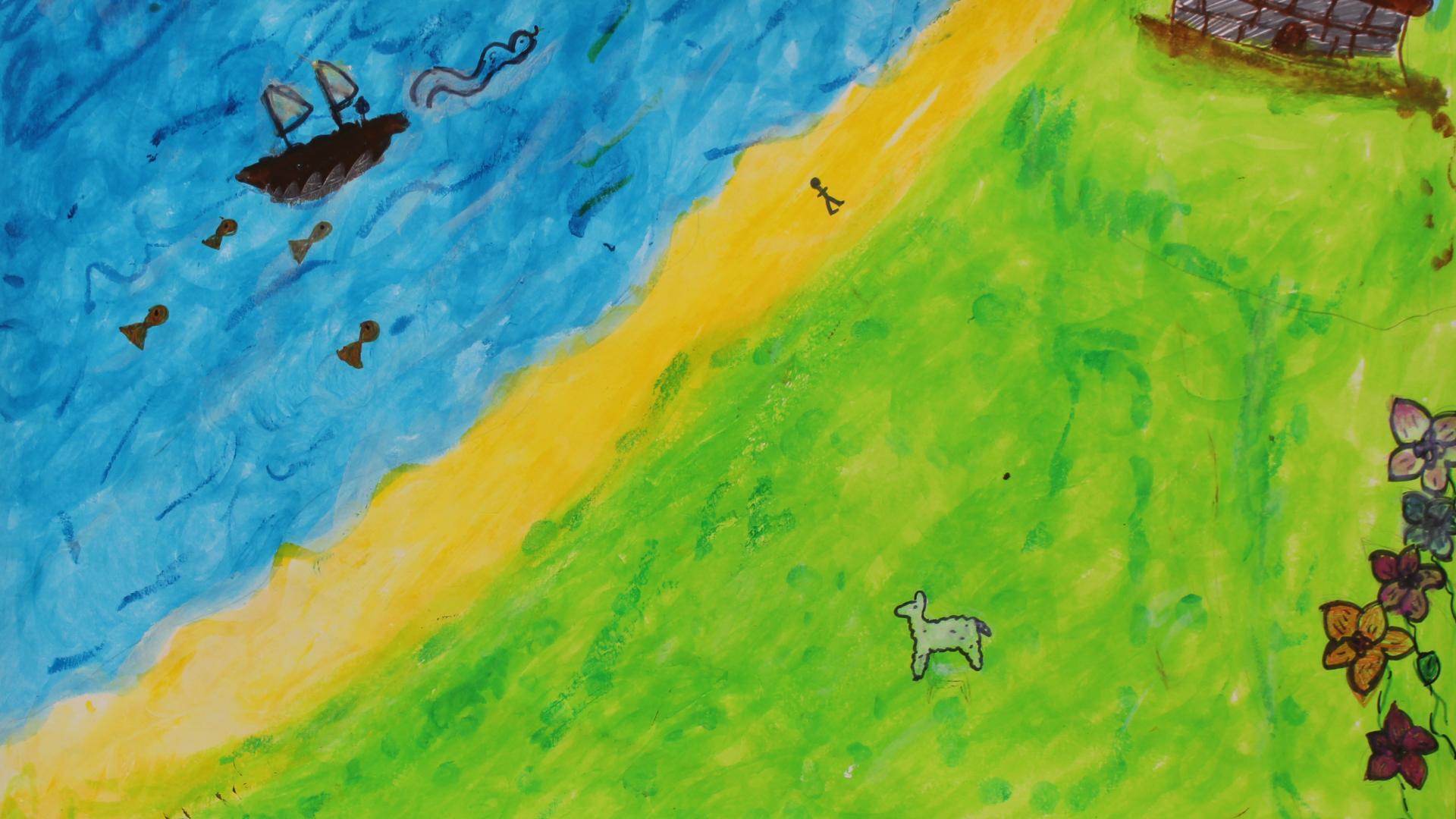 Dibujo de Museo de Sitio Castillo de Niebla