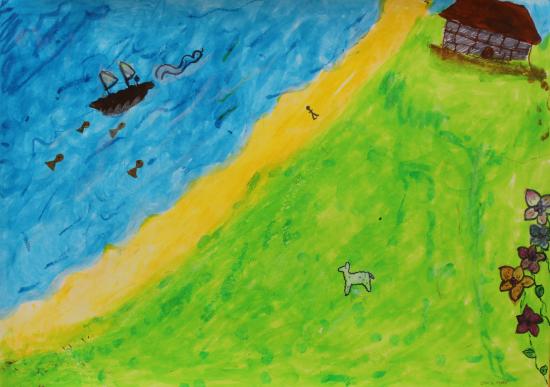 Dibujo de Museo de Sitio Castillo de Niebla