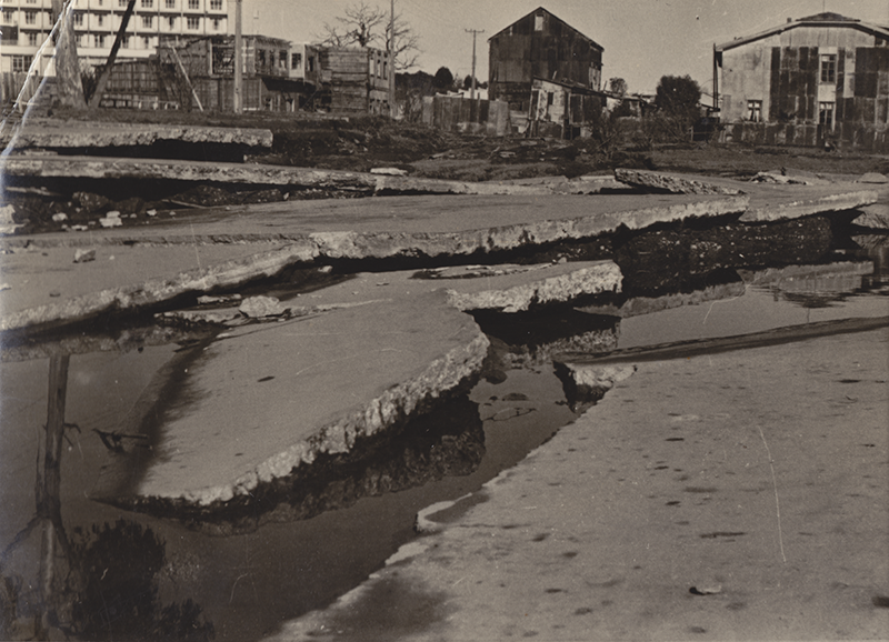 Terremoto destruyó las áreas que habían sido rellenadas para la construcción de la ciudad.