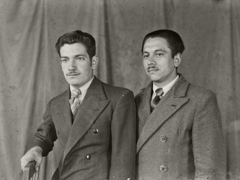 Retrato de dos hombres