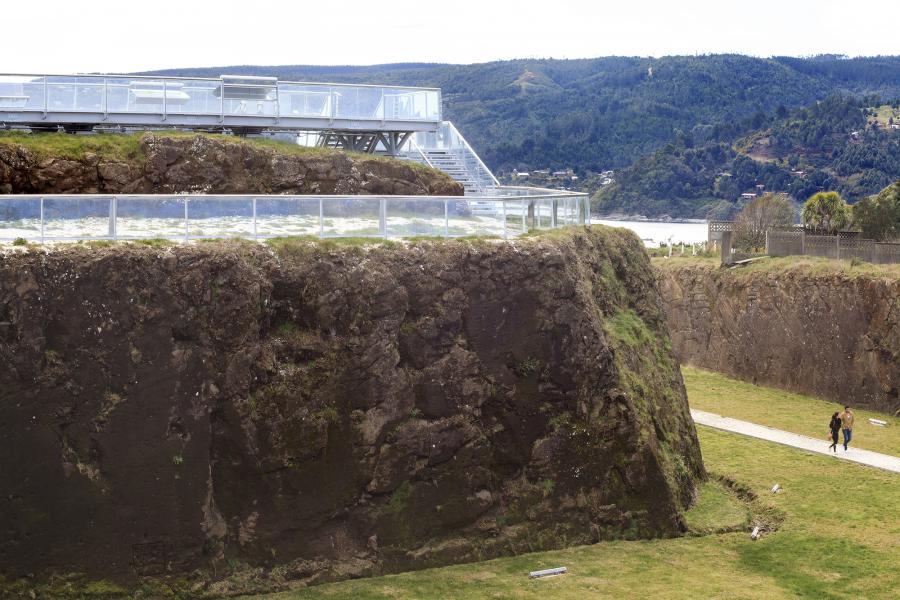 Segundo nivel del muro norte